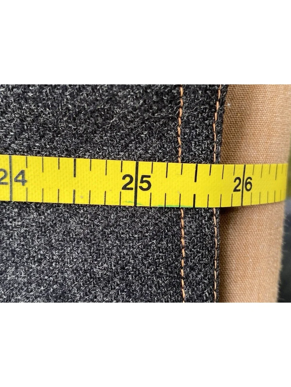 Vintage 1950s National Denim Coat Charcoal Gray Demin Suit Jacket Lined W/Liner